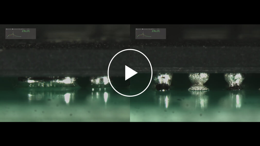 Evaluating Wettability and Solder Volume during Reflow　soldering